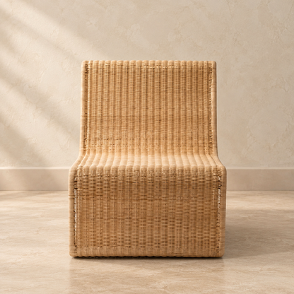 Wicker chairs for Lounge | Cane Chairs for garden - Navya by Akway - Furniture > Chairs