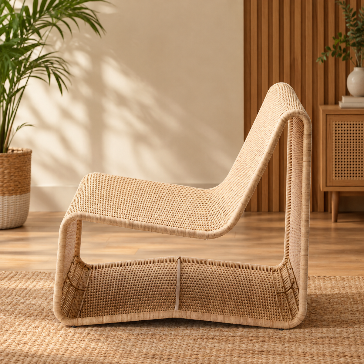 Wicker chairs for Lounge | Cane Chairs for garden - Navya by Akway - Furniture > Chairs