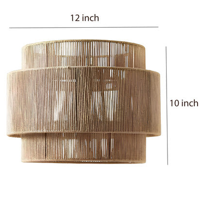 Bamboo Hanging lamp for Living Room | Rattan Pendant light | Cane ceiling light - Devesh