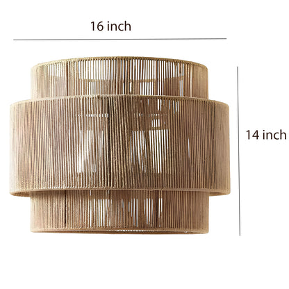 Bamboo Hanging lamp for Living Room | Rattan Pendant light | Cane ceiling light - Devesh