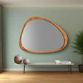 Bamboo Wall Mirror for Bedroom - Rviavya