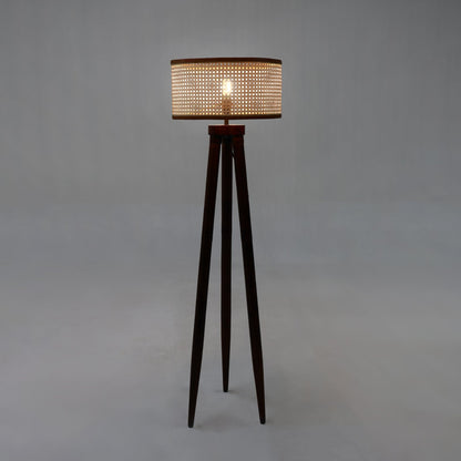 Mango Wood Floor Lamp for Living Room - AMOS by Akway - Home > Floor Lamps