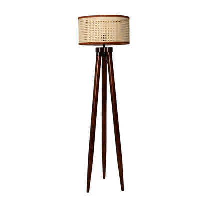 Mango Wood Floor Lamp for Living Room - AMOS by Akway - Home > Floor Lamps