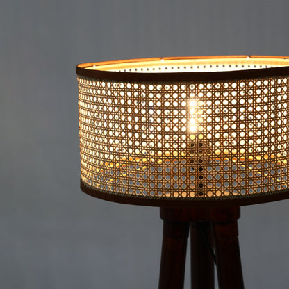 Mango Wood Floor Lamp for Living Room - AMOS by Akway - Home > Floor Lamps