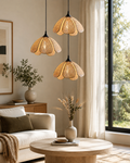 Rattan Hanging  Light for Living Room - GALVIN