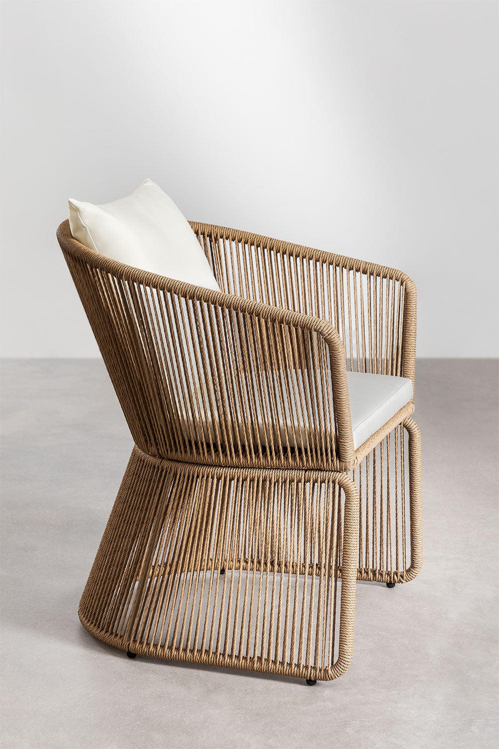 Cane chairs for Lounge | Bamboo Chairs for garden - Krisha - Akway