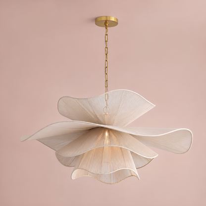 Jute Pendant Light for Living Room - Blythe