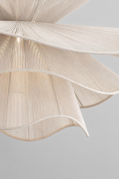 Jute Pendant Light for Living Room - Blythe