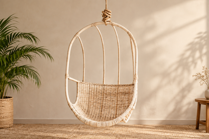 Bamboo Swing Chairs for Outdoor | Cane Swing Chairs - Ishana by Akway - Furniture > Swing Chairs
