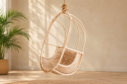 Bamboo Swing Chairs for Outdoor | Cane Swing Chairs - Ishana by Akway - Furniture > Swing Chairs
