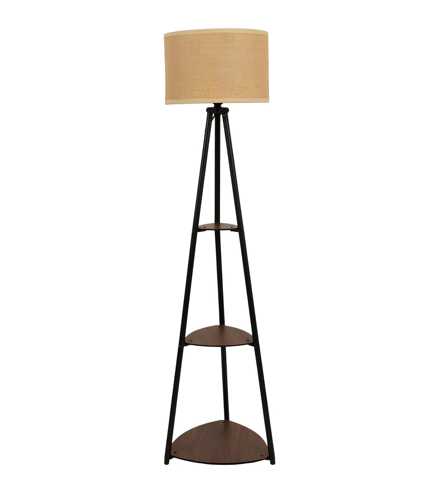 Bamboo Tripod Floor Lamp | Living Room Cane Floor Lamp | Home Rattan for Living Room | Standing Lamp Wooden Floor Standing...
