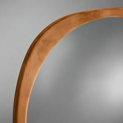 Bamboo Wall Mirror for living room | Cane Wall Mirror | Rattan Mirror - Ames
