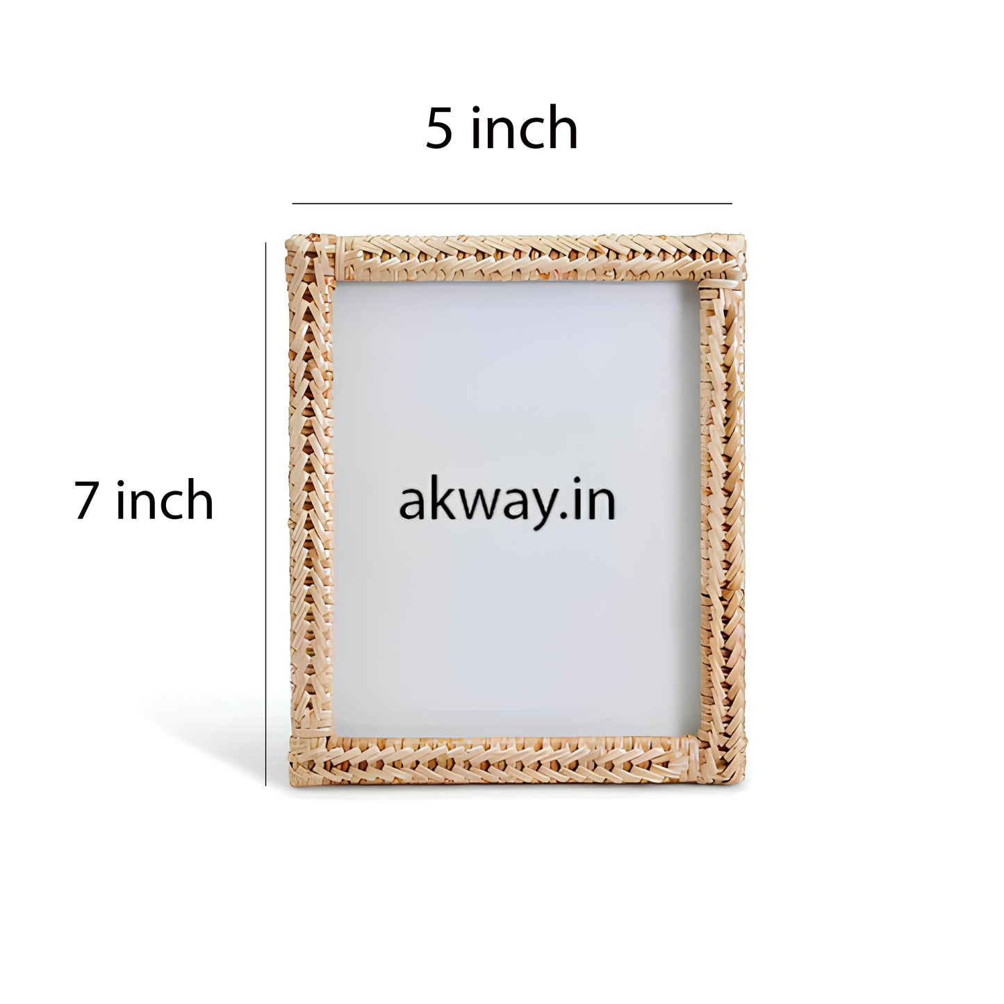Rattan Photo Frame | Cane Photo Frame | Bamboo Photo Frame - Shrishti