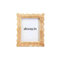 Rattan Photo Frame 4x6 Inch for Home - Rebecca