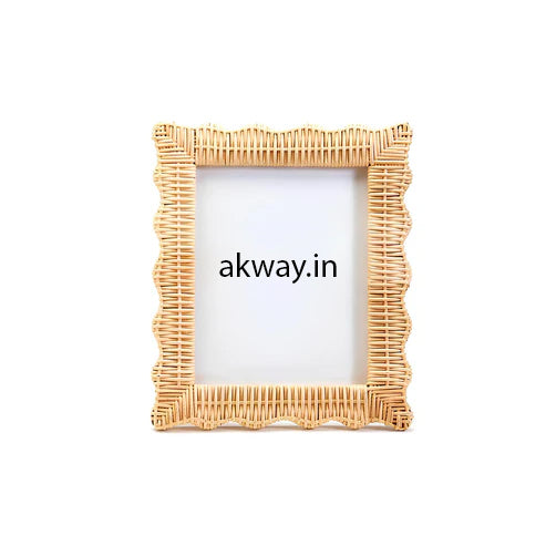 Rattan Photo Frame | Cane Photo Frame | Bamboo Photo Frame - Rebecca