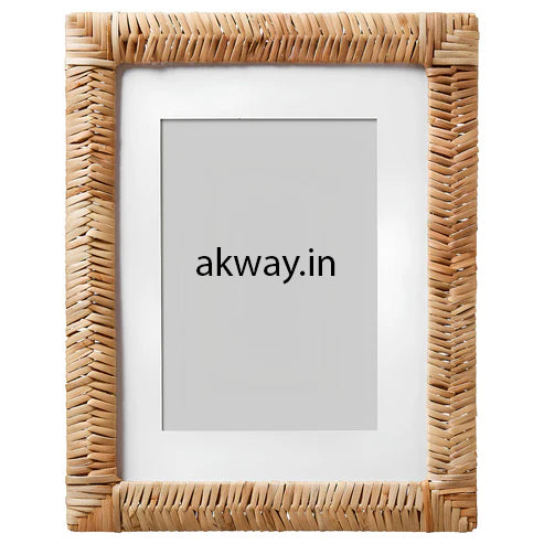 Rattan Photo Frame | Cane Photo Frame | Bamboo Photo Frame - Kimaya