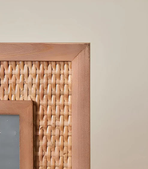 Rattan Photo Frame | Cane Photo Frame | Bamboo Photo Frame - Asmee