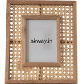 Rattan Photo Frame 4x6 Inch for Home - Ishita