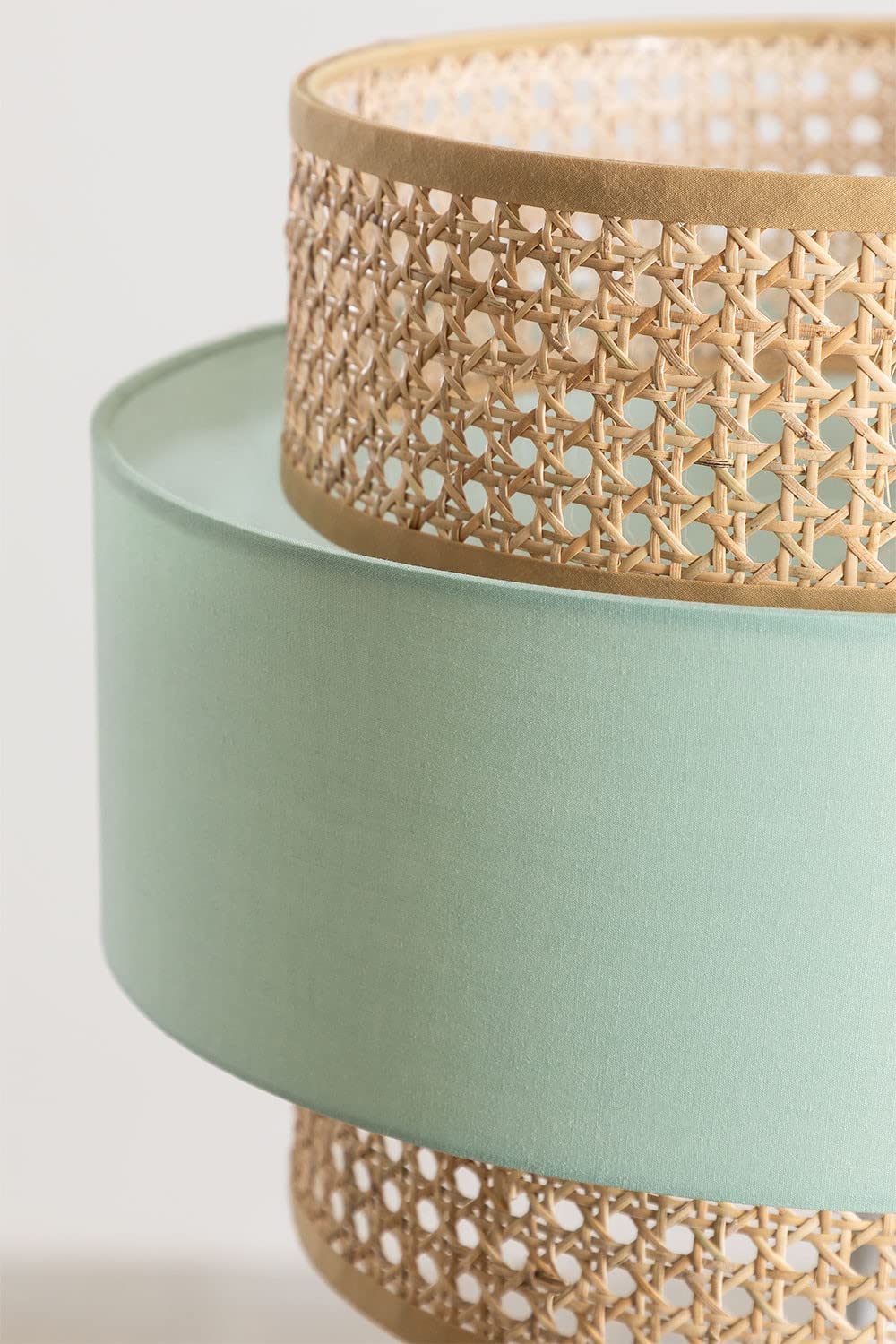 Rattan Cane Webbing Floor Lamp | Bamboo Floor Lamp| Cane Floor Lamp - Aarti by Akway - Lighting > Floor Lamps