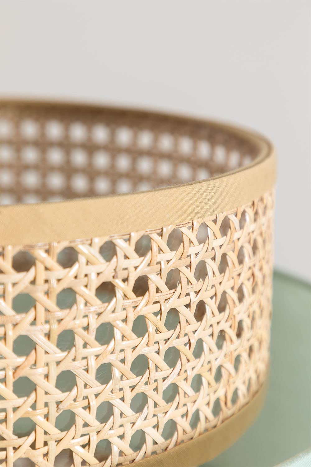 Rattan Cane Webbing Floor Lamp | Bamboo Floor Lamp| Cane Floor Lamp - Aarti by Akway - Lighting > Floor Lamps