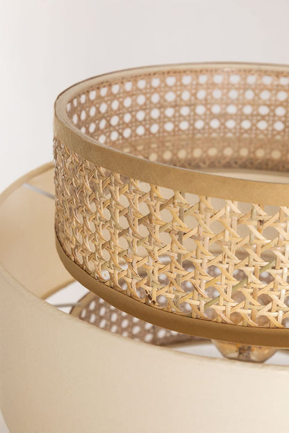Rattan Cane Webbing Floor Lamp Bamboo Floor Lamp Cane Floor Lamp -Aericka by Akway - Lighting > Floor Lamps