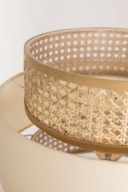 Rattan Cane Webbing Floor Lamp Bamboo Floor Lamp Cane Floor Lamp -Aericka by Akway - Lighting > Floor Lamps