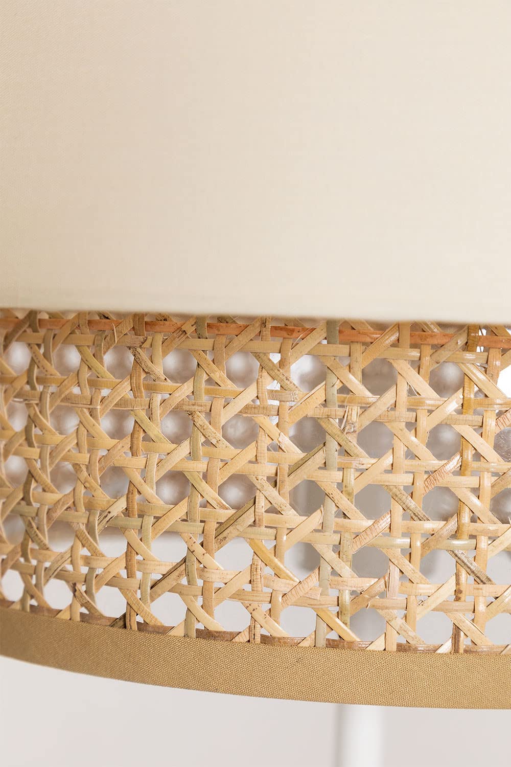 Rattan Cane Webbing Floor Lamp Bamboo Floor Lamp Cane Floor Lamp -Aericka by Akway - Lighting > Floor Lamps