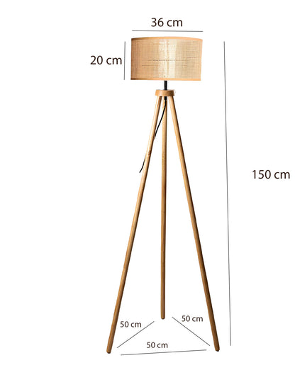 Rattan Cane Webbing Floor Lamp Bamboo Floor Lamp Cane Floor Lamp- Ammie by Akway - Lighting > Floor Lamps