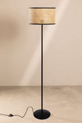 Rattan Cane Floor Lamp for Drawing Room - Astrid