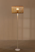 Rattan Cane Webbing Floor Lamp - Elara