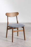 Rattan Dining Chair Teak Wood Finish