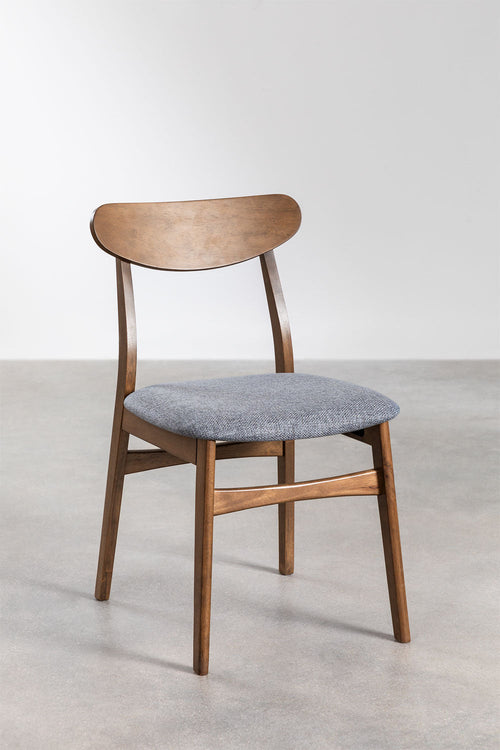 Rattan Dining Chair Teak Wood Finish | Woven Garden Chair For Study Teak Wood...
