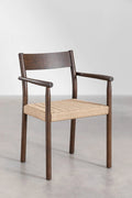 Rattan Dining Chair Teak Wood Finish