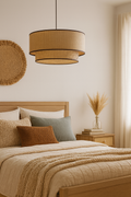 Bamboo Hanging Light for Living Room | Cane Pendant Lamp - Ahalya