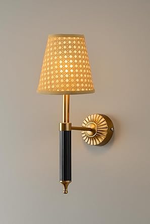 Bamboo Wall Lamp For Living Room | Rattan Wall Light - Oeshi by Akway