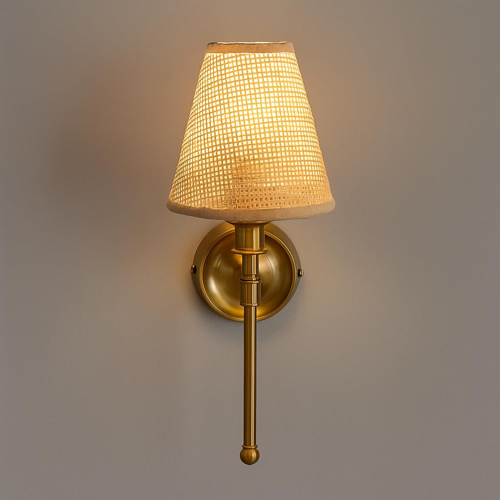 Bamboo Wall lamp for Living Room | Rattan Pendant light | Cane Webbing Wall Lamps- Alletta by Akway
