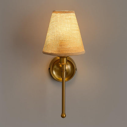 Bamboo Wall lamp for Living Room | Rattan Pendant light | Cane Webbing Wall Lamps- Alletta by Akway