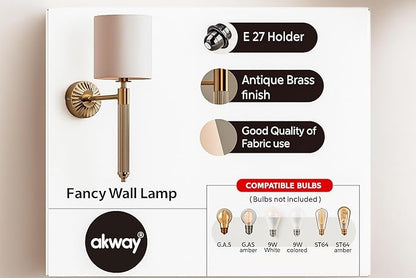 Modern Wall Lamp For Living Room | Decorative Wall Light - Julia by Akway