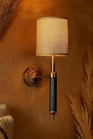 Jute Wall Lamp For Living Room | Jute Wall Light - Ojasvi by Akway