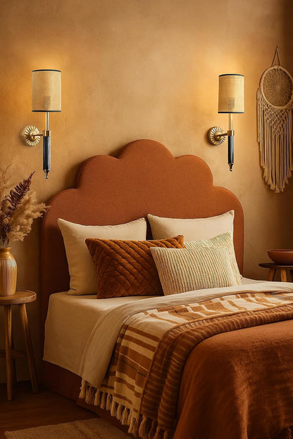 Bamboo Wall Lamp For Living Room | Rattan Wall Lamp - Nilima by Akway