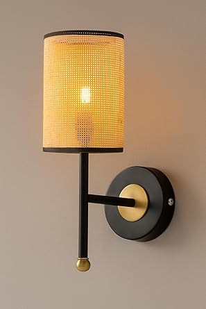 Rattan Wall Light For Living Room | Bamboo Wall Lamp - Aarna by Akway