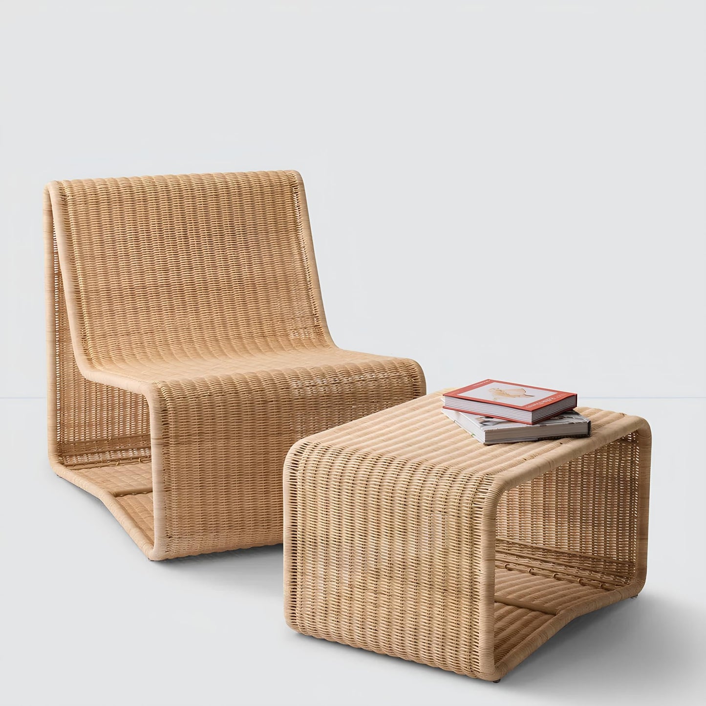 Wicker chairs for Lounge | Cane Chairs for garden - Navya by Akway