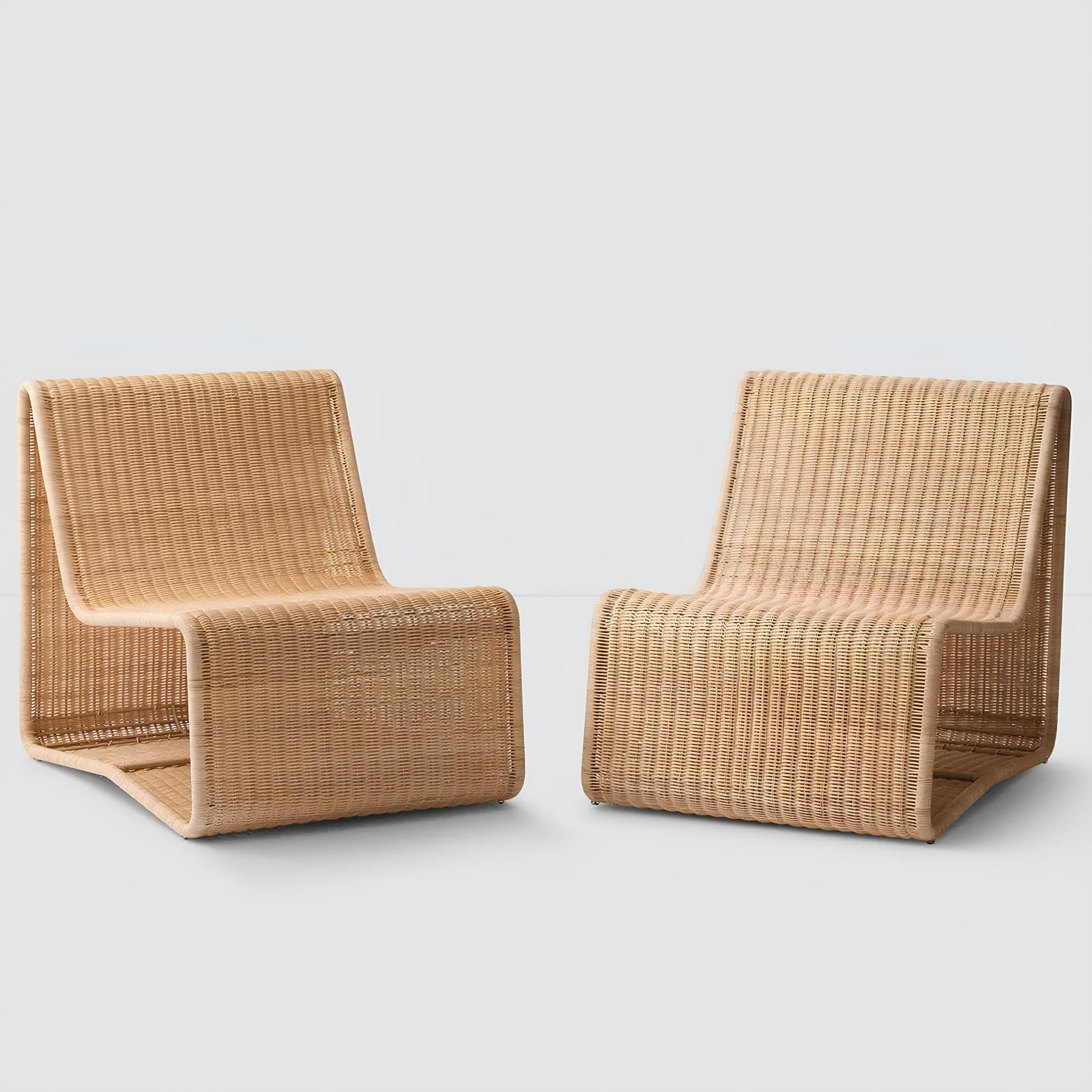 Wicker chairs for Lounge | Cane Chairs for garden - Navya by Akway