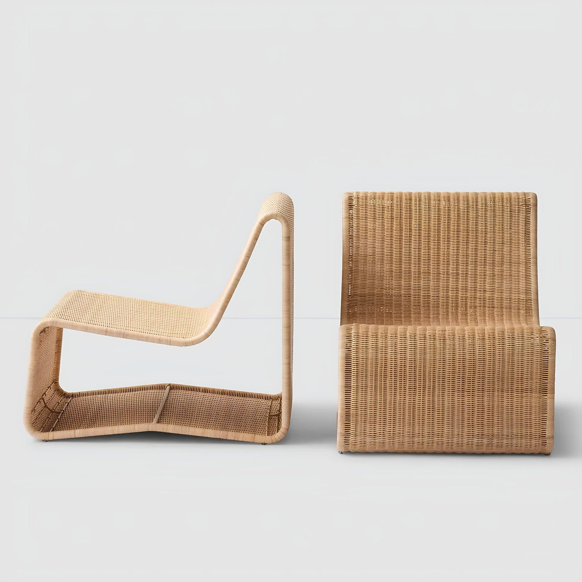 Wicker chairs for Lounge | Cane Chairs for garden - Navya by Akway