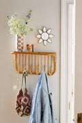 Rattan Bamboo Wall Hook for Entryway - Kaveri