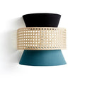 Cane Wall Lamp for Living Room | Rattan Wall Light - Aaliyah