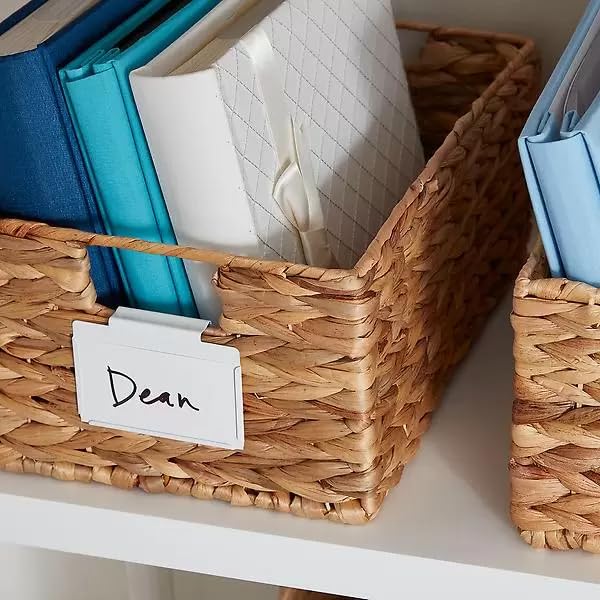 AKWAY wicker seagrass kauna grass water hyacinth rattan cane storage basket | Storage orgainser for home decor (15"L X 10"B X 7"H) - Akway