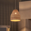 Bamboo Hanging Light for Hallway - Asher