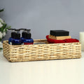 Rattan Storage Basket 13x6.5x3 Inch for Kitchen - Saira