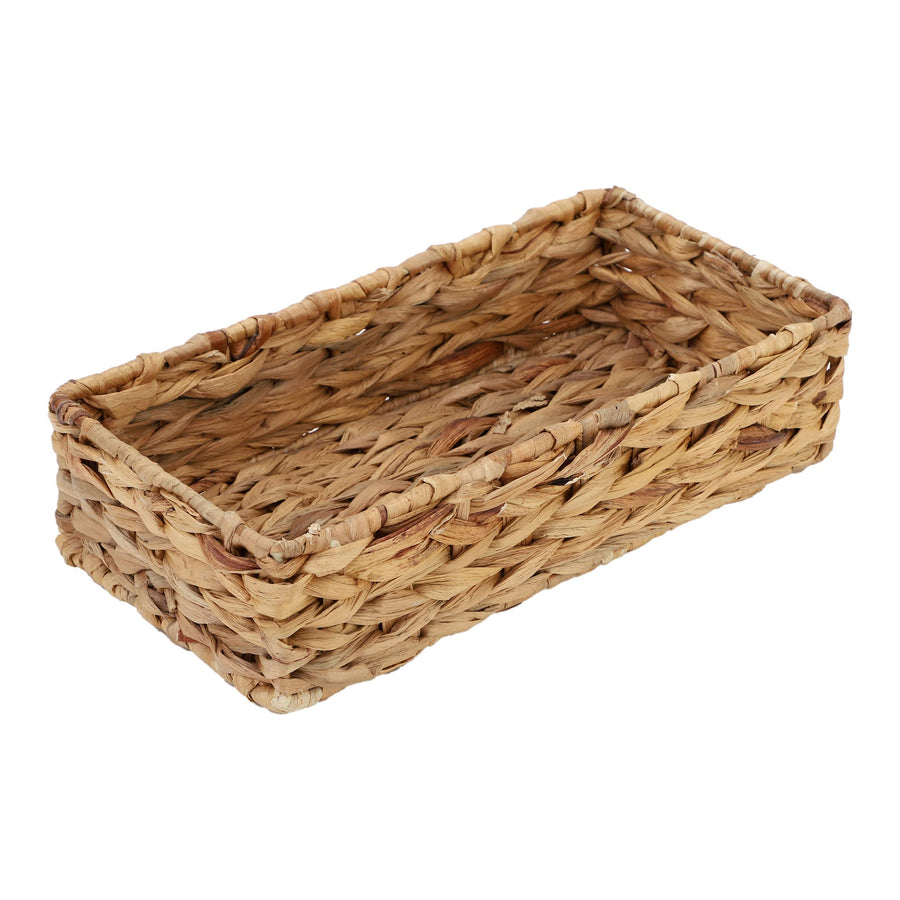 AKWAY Handmade Wicker Organizer Tray for kitchen and dining table | Seagrass Tray for kitchen and dining table (10 L x 5.5 W 